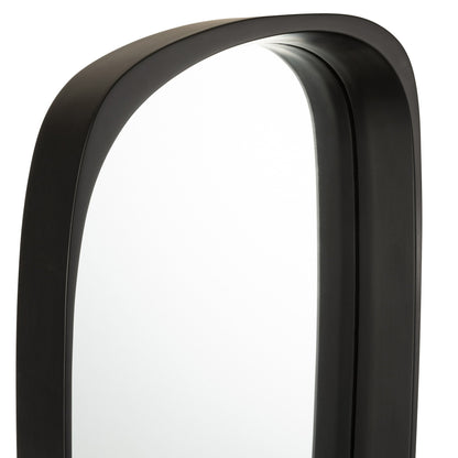 Spiegel Giles Mdf/Glas Zwart Lang - Spiegel - J-Line - livinglovely.nl