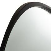 Spiegel Giles Mdf/Glas Zwart Large - Spiegel - J-Line - livinglovely.nl