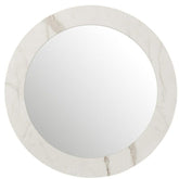 Spiegel Marmer Mdf/Glas Wit Large 80x80cm - Spiegel - J-Line - livinglovely.nl