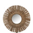 Spiegel Mendi Rond Gras Naturel Medium - Spiegel - J-Line - livinglovely.nl