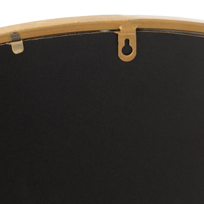 Spiegel Mona Rond Ijzer/Glas Goud Large - Spiegel - J-Line - livinglovely.nl