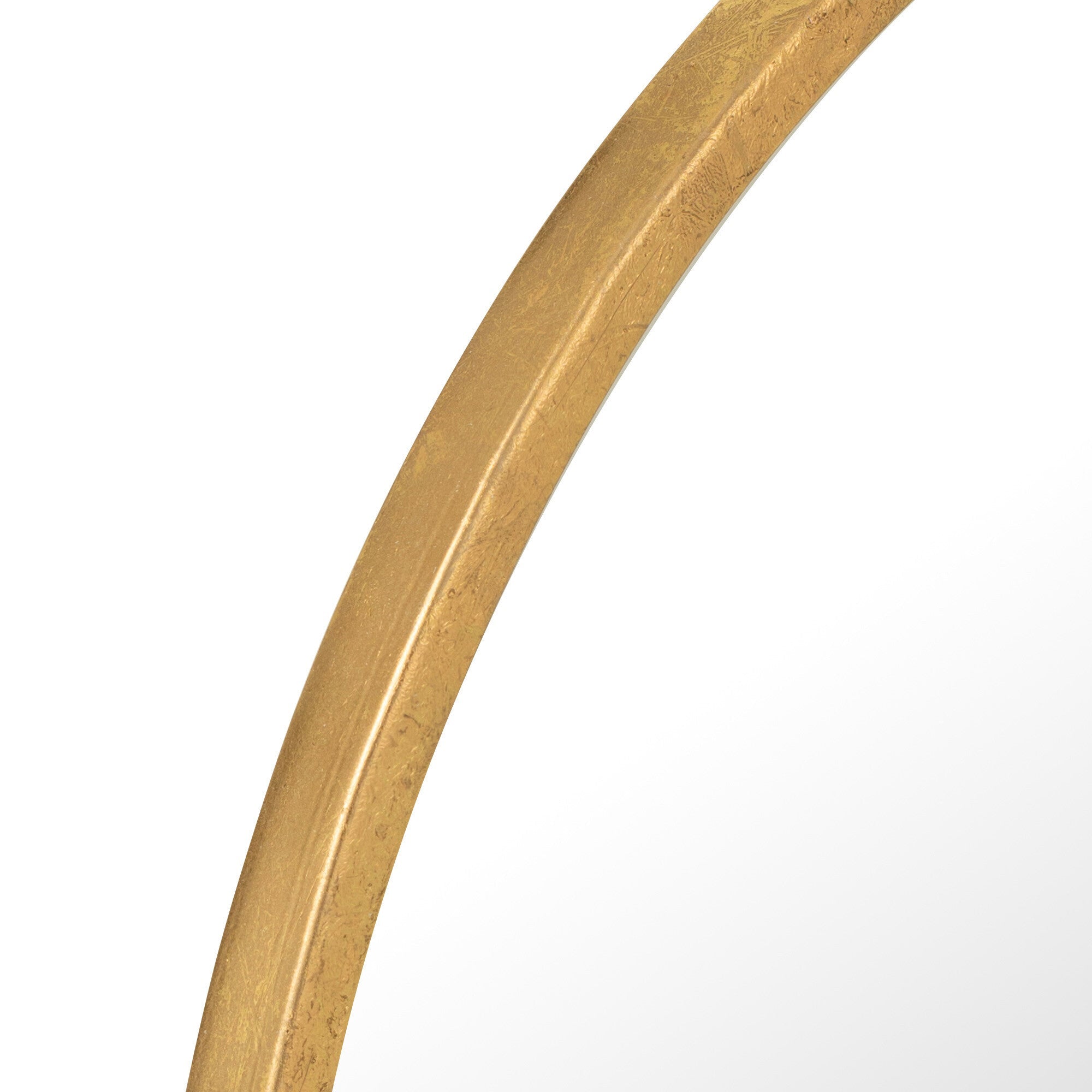 Spiegel Mona Rond Ijzer/Glas Goud Large - Spiegel - J-Line - livinglovely.nl