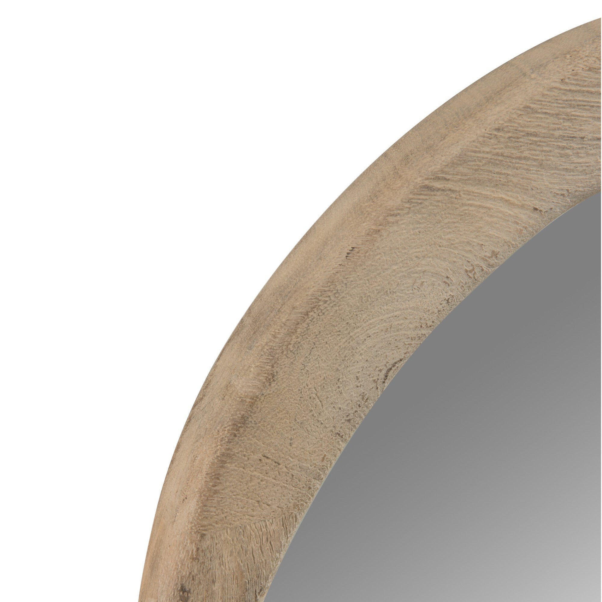 Spiegel Onregelmatig Mangohout Small - Spiegel - J-Line - livinglovely.nl