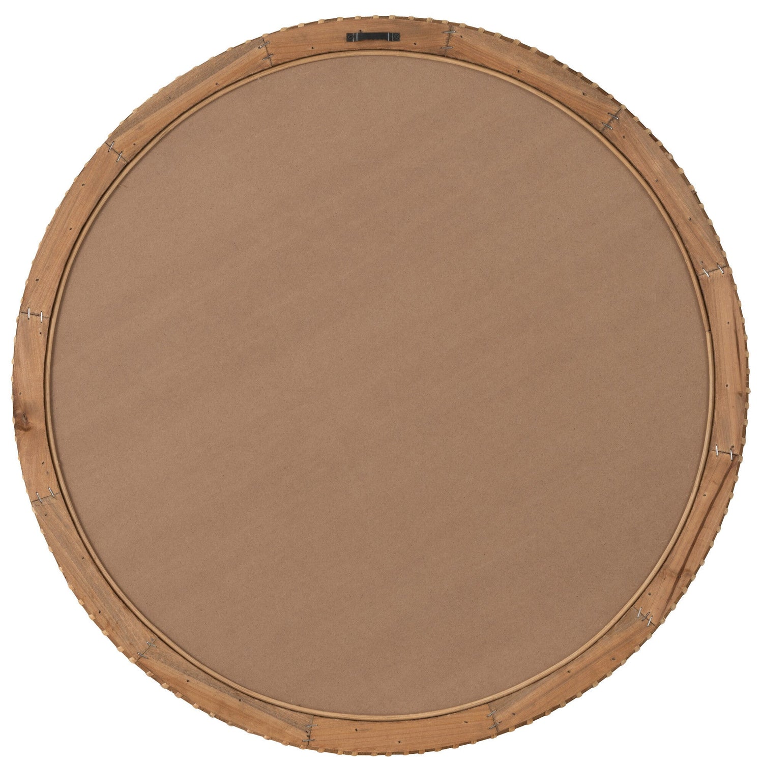 Spiegel Rond Spar/Glas Natuur Ø 75 cm - Spiegel - J-Line - livinglovely.nl