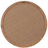 Spiegel Rond Spar/Glas Natuur Ø 75 cm - Spiegel - J-Line - livinglovely.nl