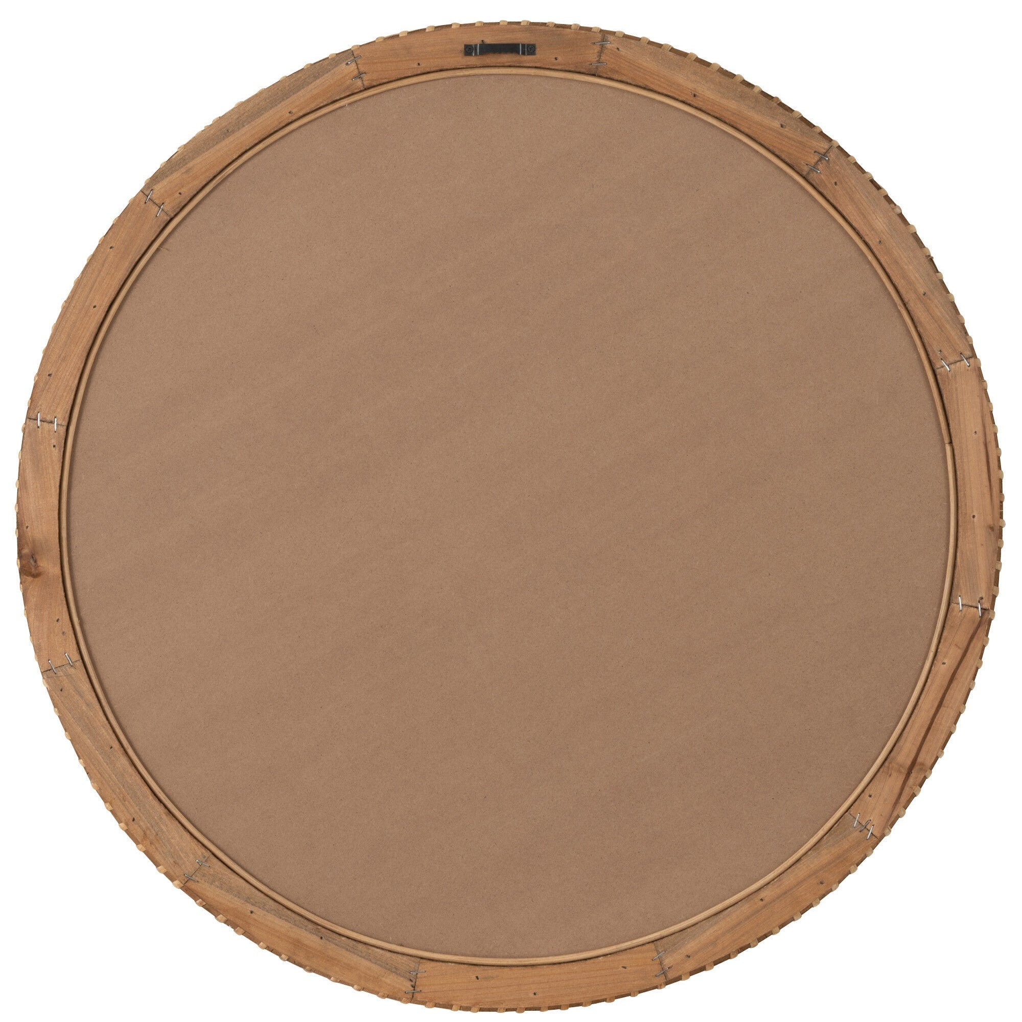 Spiegel Rond Spar/Glas Natuur Ø 75 cm - Spiegel - J-Line - livinglovely.nl