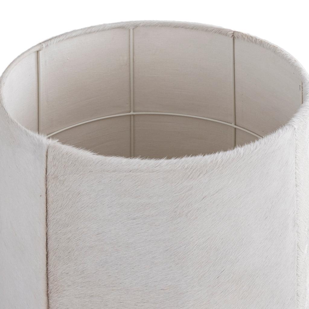 Staande lamp Joanne - 45x45x150 cm - Suede - Beige PTMD , Vloerlamp , PTMD , livinglovely.nl