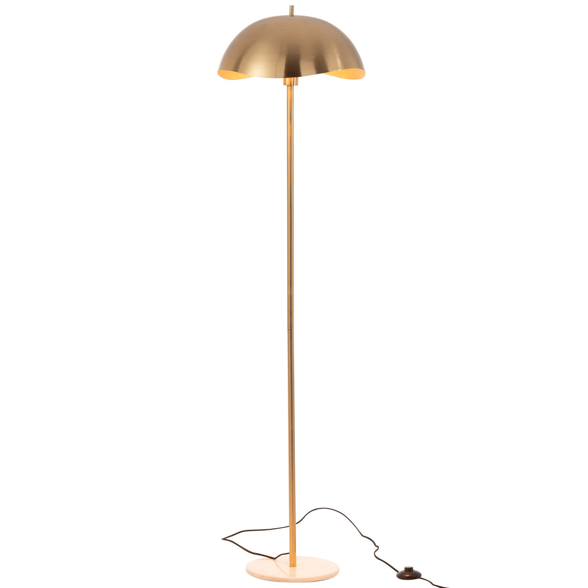Staanlamp Metaal/Marmer Goud J-Line