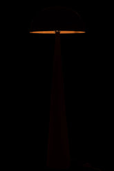 Staanlamp Paddenstoel Metaal Mat Zwart - Vloerlamp - J-Line - livinglovely.nl