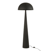 Staanlamp Paddenstoel Metaal Mat Zwart - Vloerlamp - J-Line - livinglovely.nl