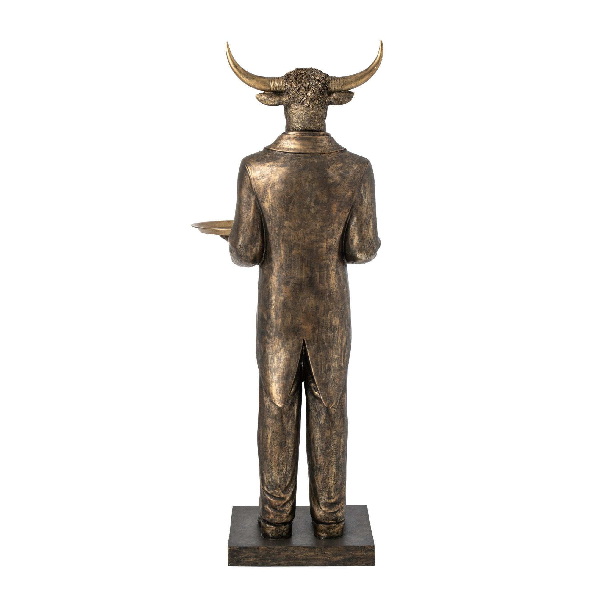 Stier Kelner Polyresin Donkerbruin H194cm J-Line