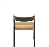 Stoel Emma Teakhout Zwart/Bruin - Eetkamerstoel - J-Line - livinglovely.nl