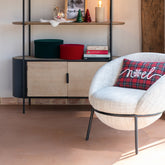 Stoel Ijzer Beige/Zwart J-Line