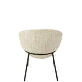 Stoel Ijzer Beige/Zwart J-Line