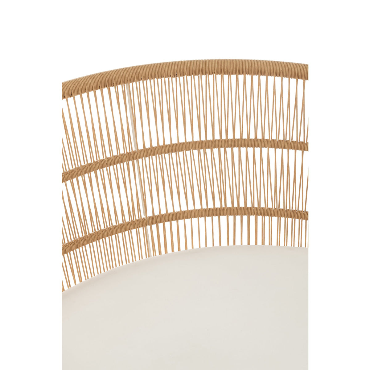 Stoel Joa Metaal/Rotan Wit J-Line