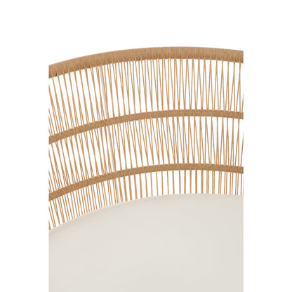 Stoel Joa Metaal/Rotan Wit J-Line
