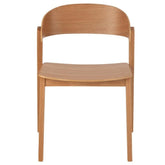 Stoel Laga Eikhout/Multiplex Naturel - Eetkamerstoel - J-Line - livinglovely.nl