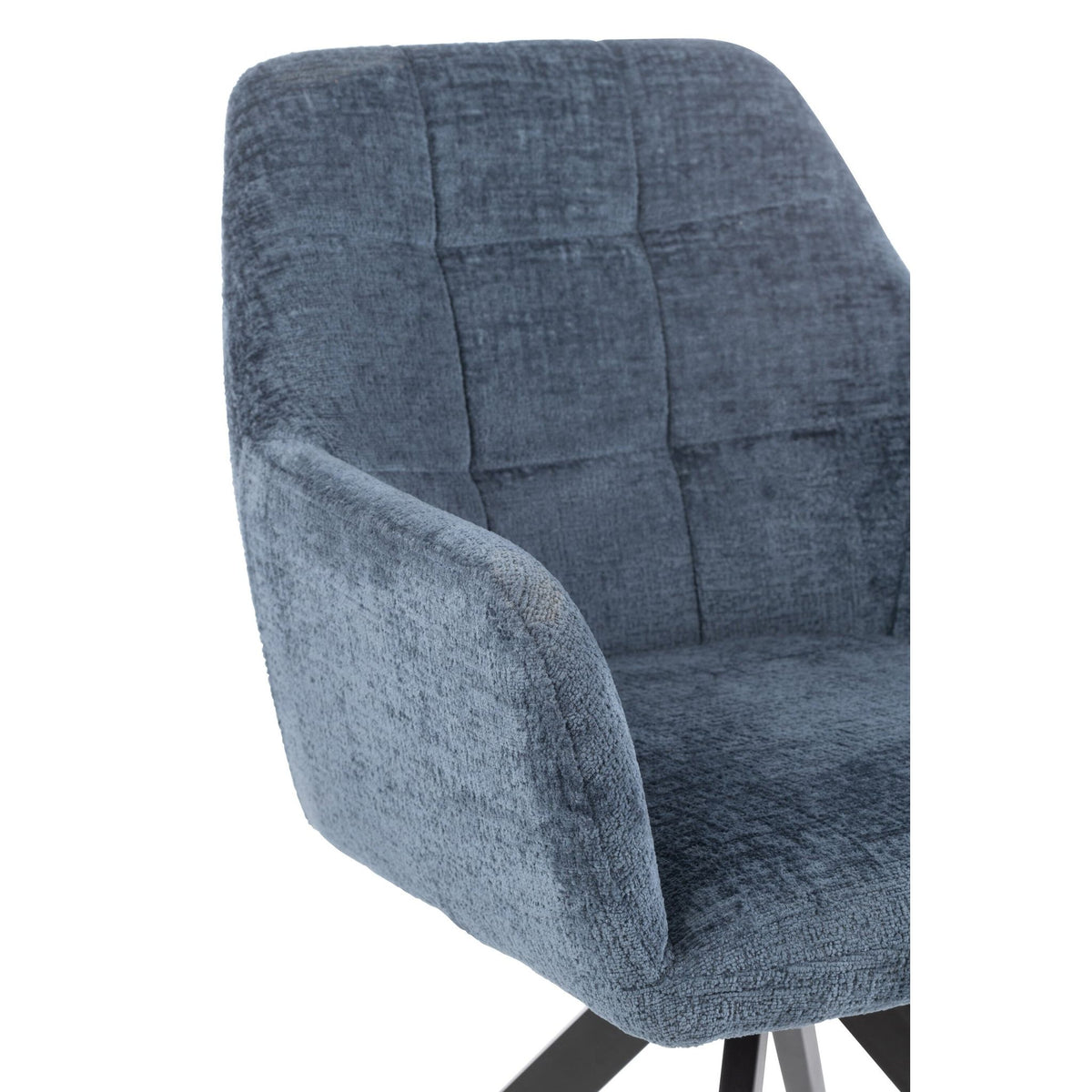 Stoel Louna Ijzer/Acryl Blauw J-Line