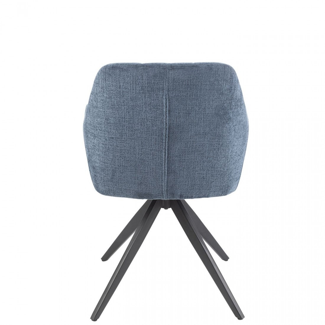 Stoel Louna Ijzer/Acryl Blauw J-Line