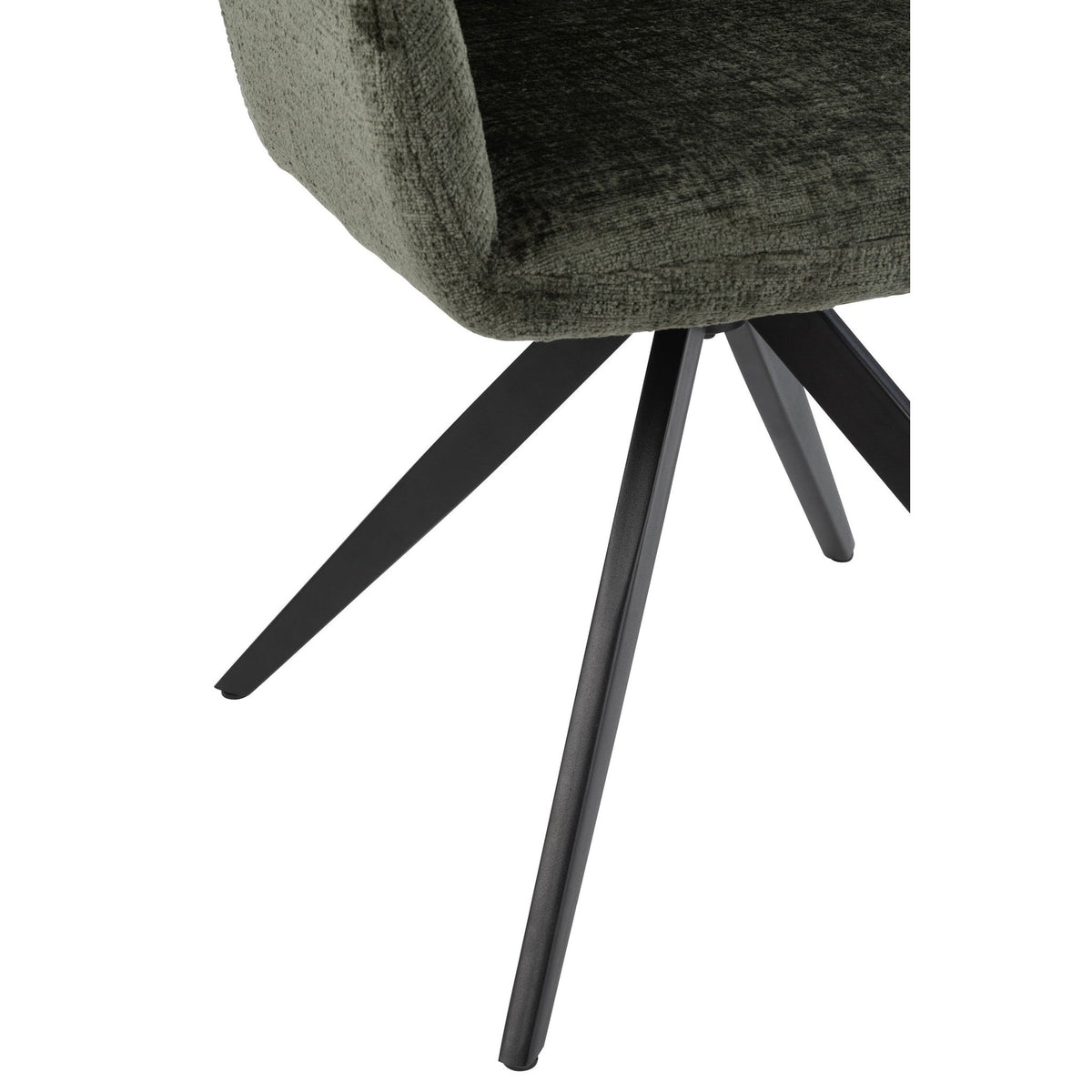 Stoel Louna Ijzer/Acryl Groen J-Line