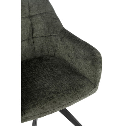 Stoel Louna Ijzer/Acryl Groen J-Line