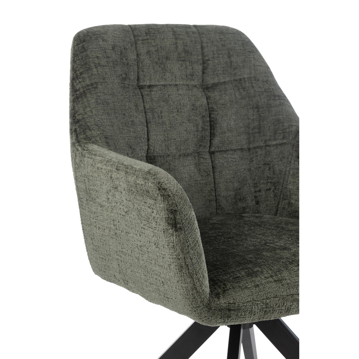 Stoel Louna Ijzer/Acryl Groen J-Line