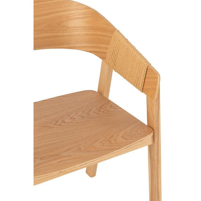 Stoel Naga Essenhout/Touw Naturel J-Line