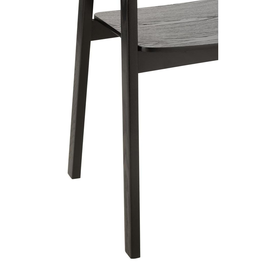 Stoel Naga Essenhout/Touw Zwart J-Line
