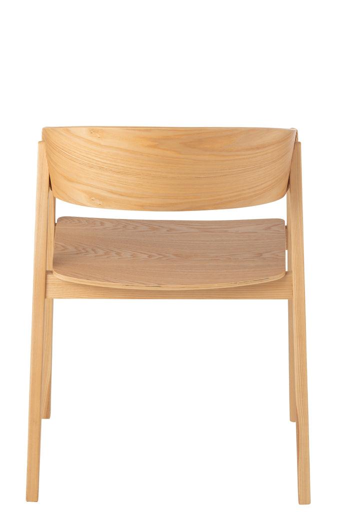 Stoel Naga Essenhout/Touw Naturel - Eetkamerstoel - J-Line - livinglovely.nl