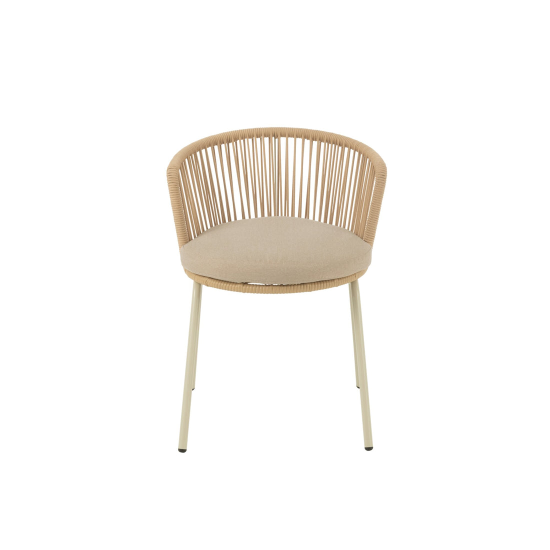 Stoel Toa Metaal/Koord Beige J-Line