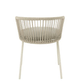 Stoel Toa Metaal/Touw Grijs - Terrasstoel - J-Line - livinglovely.nl