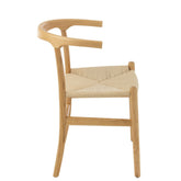Stoel Toon Beukenhout/Touw Naturel
