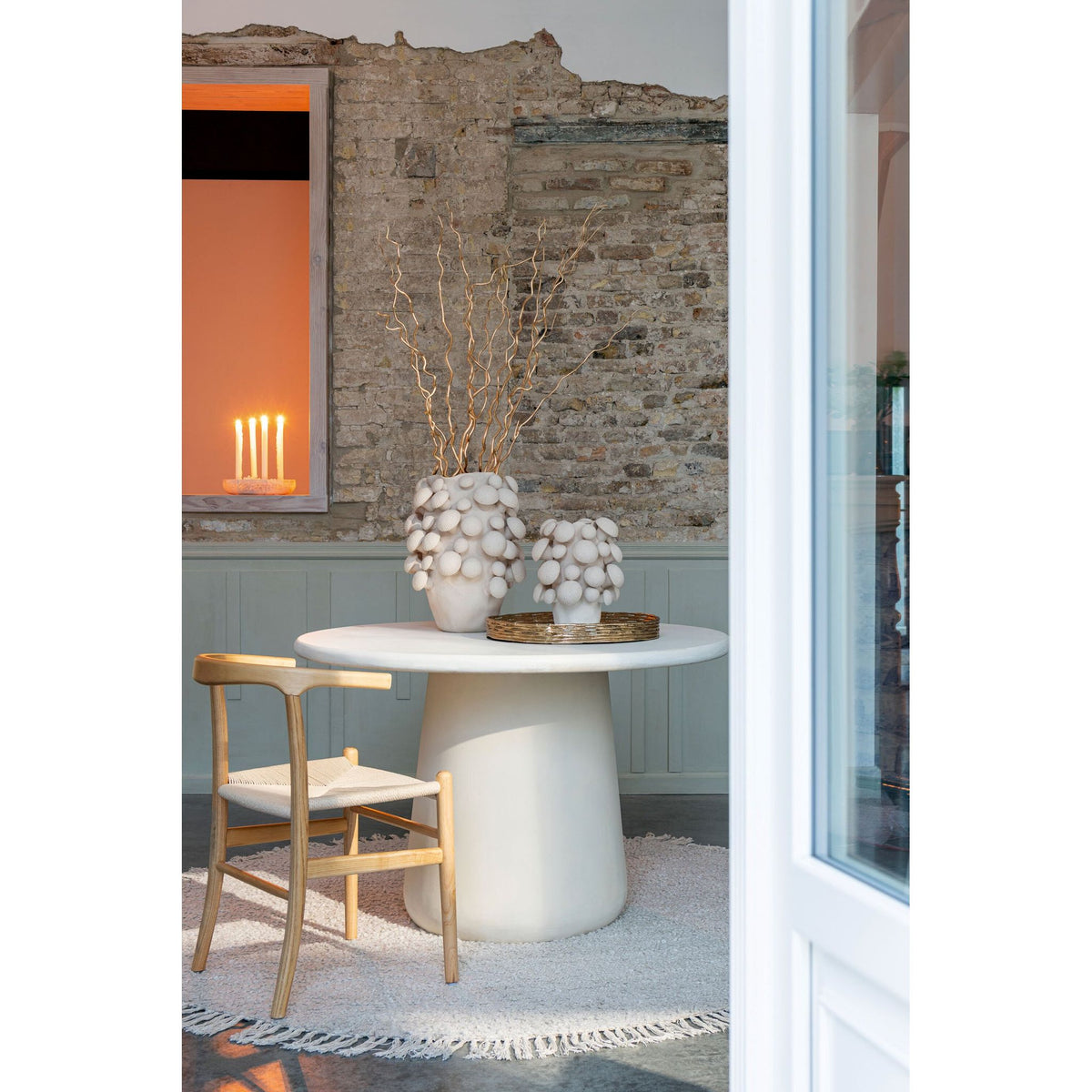 Stoel Toon Beukenhout/Touw Naturel