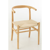 Stoel Toon Beukenhout/Touw Naturel