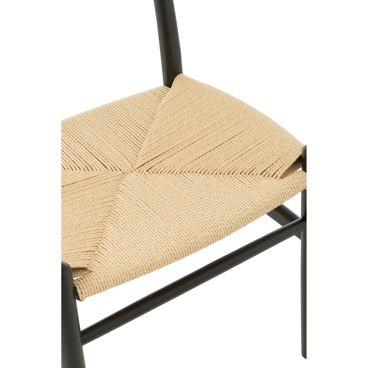 Stoel Toon Beukenhout/Touw Zwart J-Line