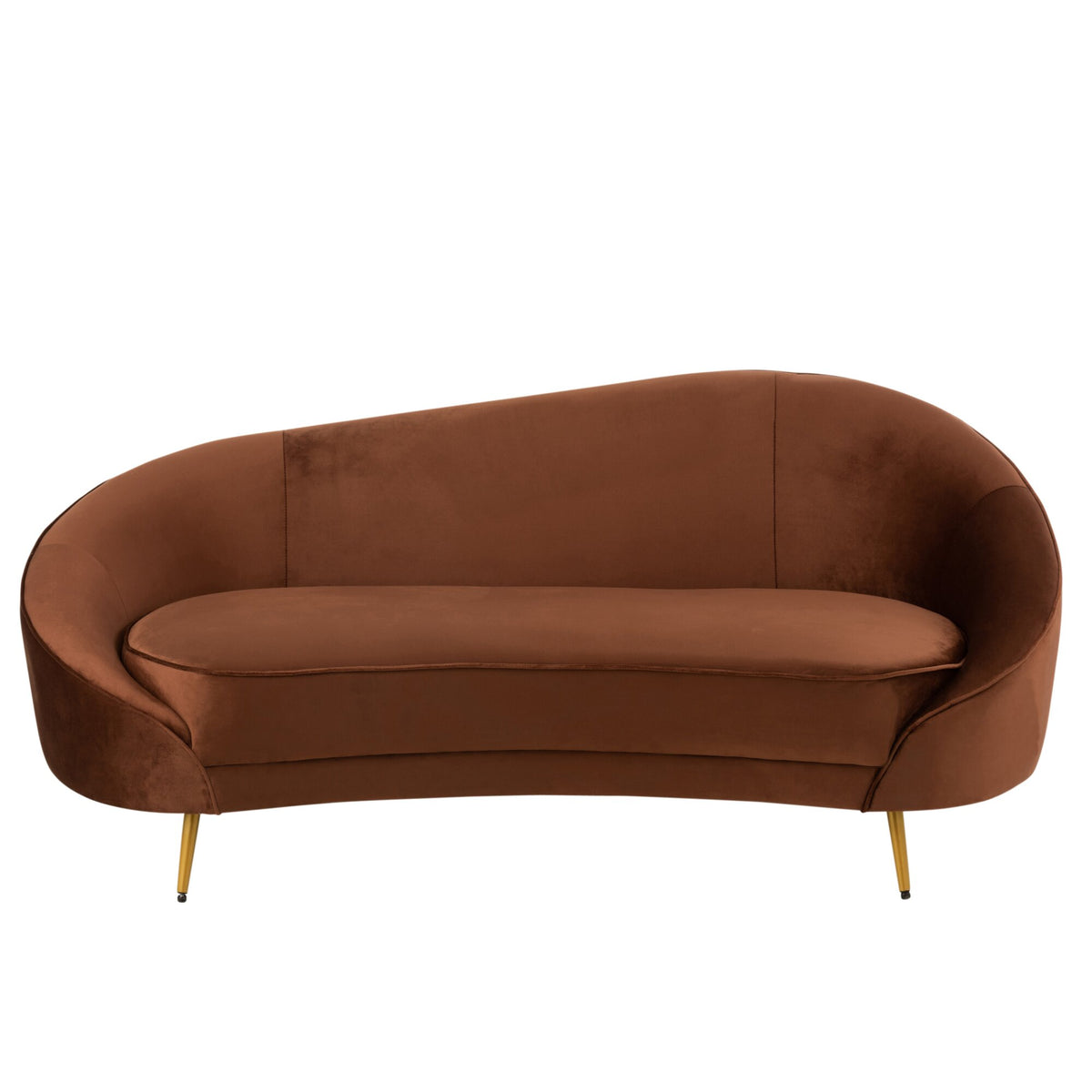 Stoffen Bank Elisabeth Bruin 180cm J-Line