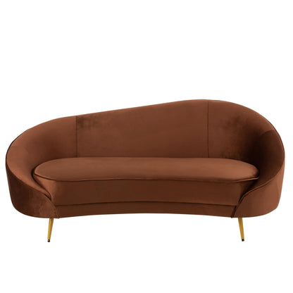 Stoffen Bank Elisabeth Bruin 180cm J-Line