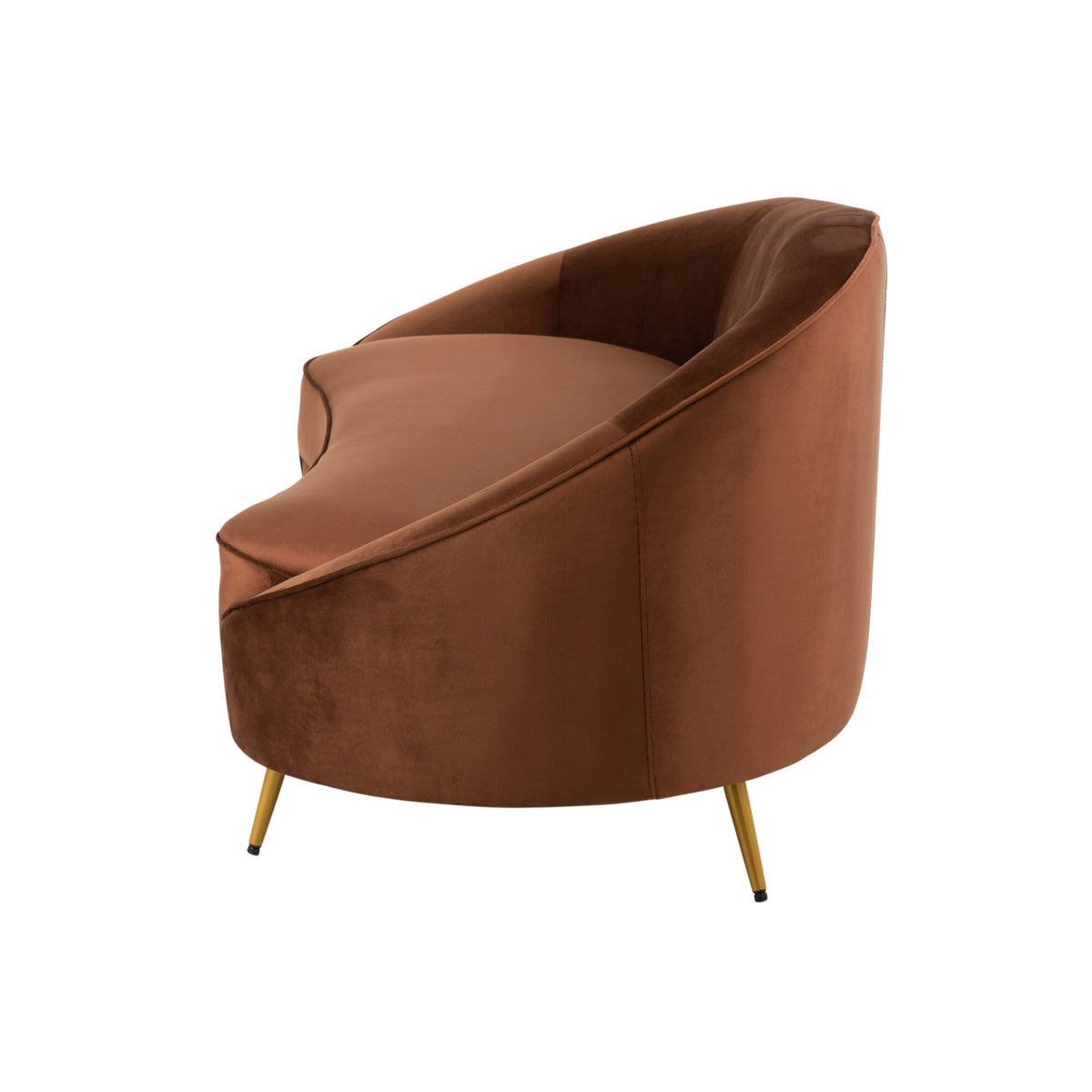 Stoffen Bank Elisabeth Bruin 180cm J-Line