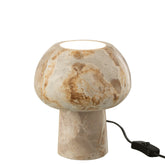 Table Lamp Marble Beige - - J-Line - livinglovely.nl