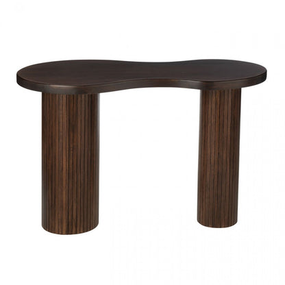 Tafel Infinity Mango Hout Bruin Large 120x64x75cm - Sidetable - J-Line - livinglovely.nl