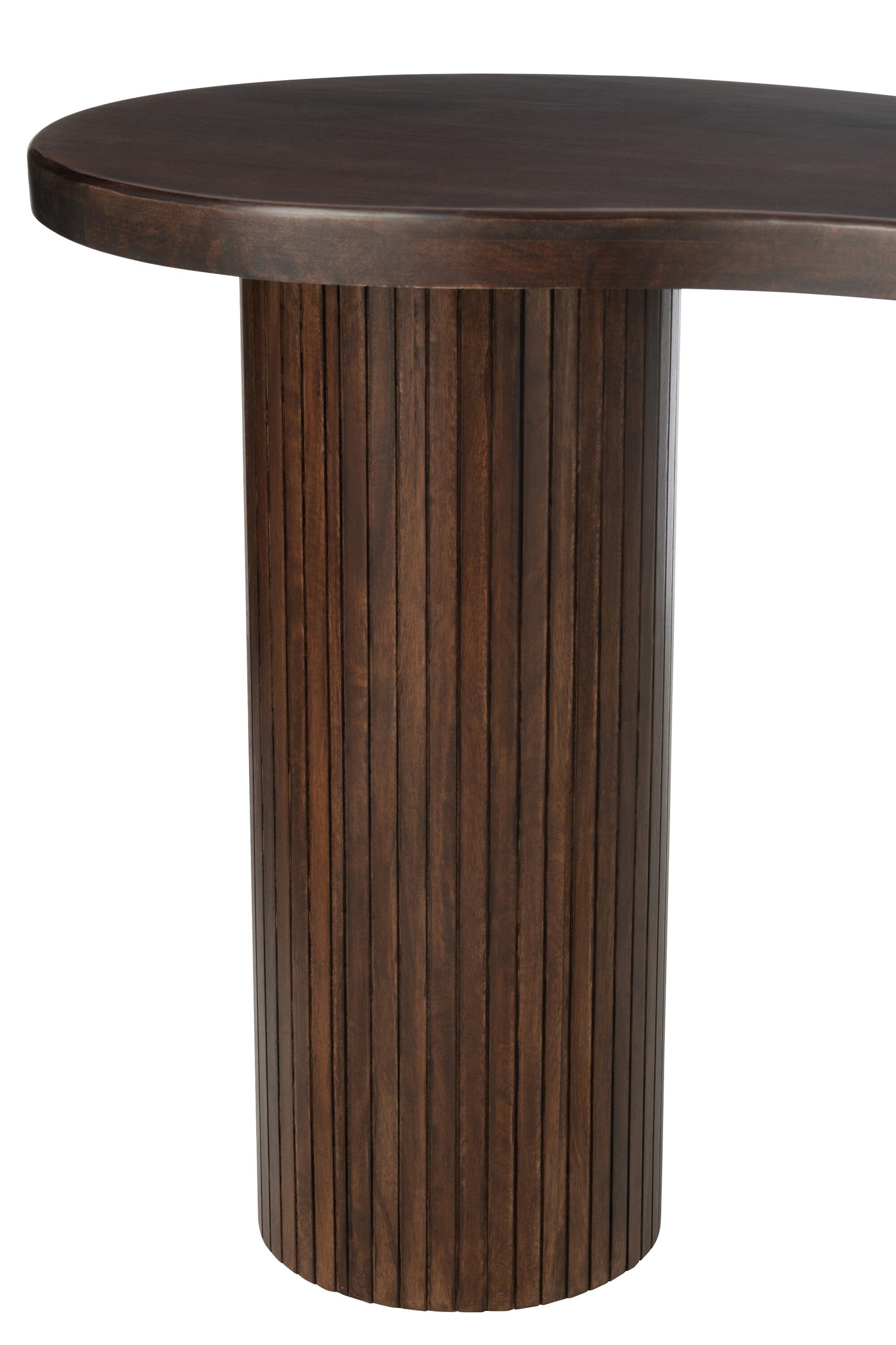 Tafel Infinity Mango Hout Bruin Large 120x64x75cm - Sidetable - J-Line - livinglovely.nl