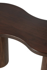 Tafel Infinity Mango Hout Bruin Large 120x64x75cm - Sidetable - J-Line - livinglovely.nl