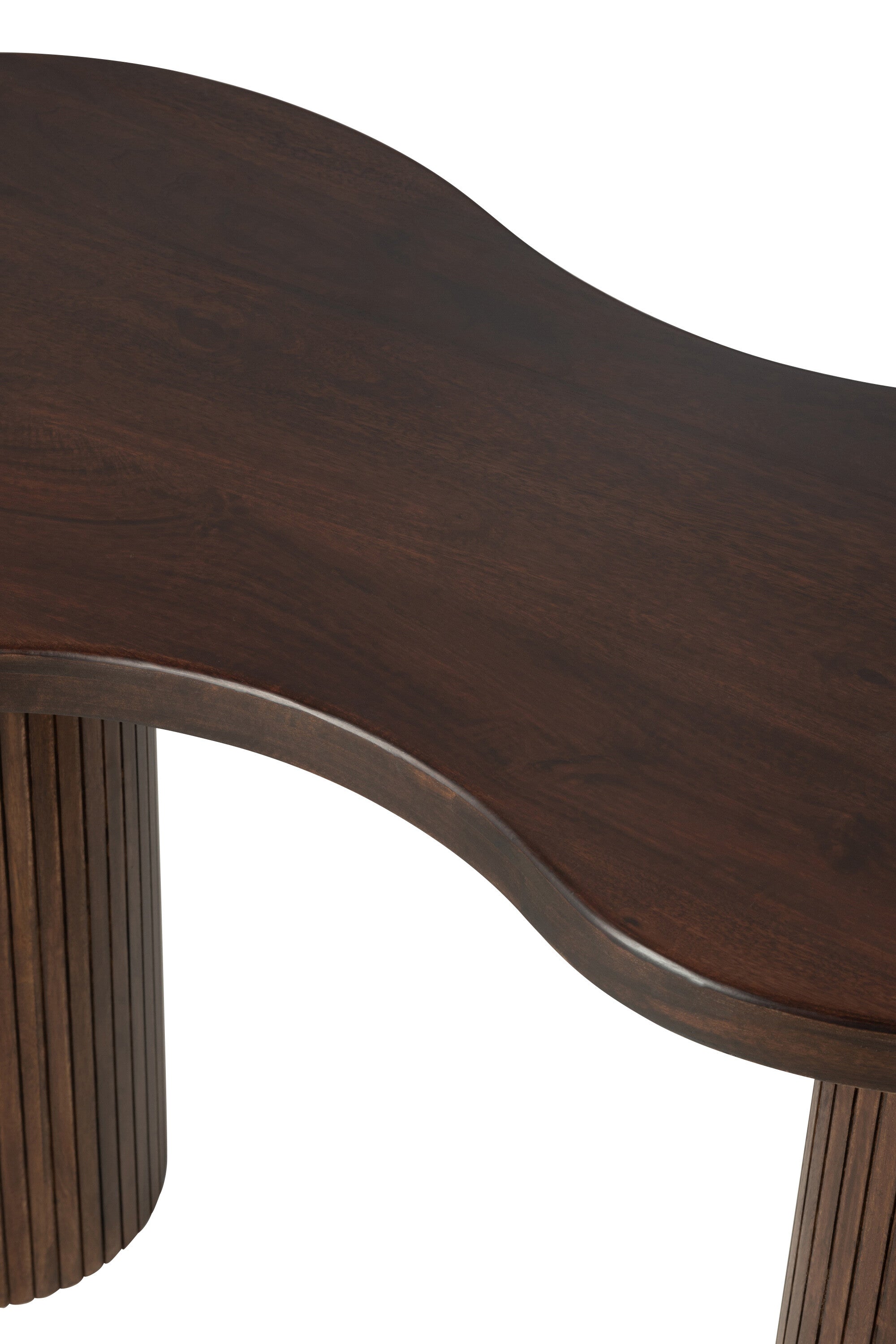 Tafel Infinity Mango Hout Bruin Large 120x64x75cm - Sidetable - J-Line - livinglovely.nl