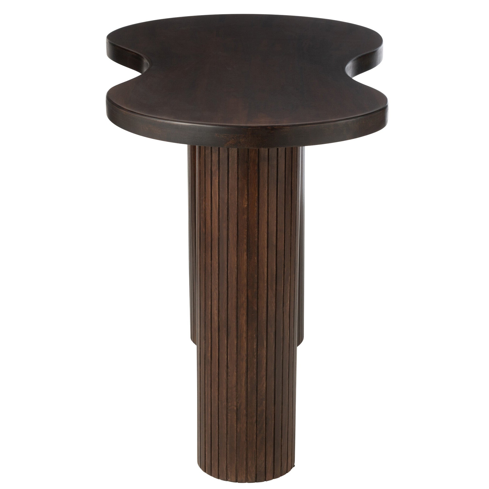 Tafel Infinity Mango Hout Bruin Large 120x64x75cm - Sidetable - J-Line - livinglovely.nl