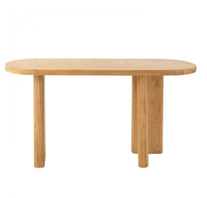 Tafel Teak Hout Naturel - Sidetable - J-Line - livinglovely.nl