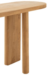 Tafel Teak Hout Naturel - Sidetable - J-Line - livinglovely.nl