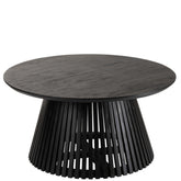 Tafel Vincent Mangohout Zwart Medium - Salontafel - J-Line - livinglovely.nl