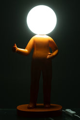 Tafellamp Duim Hars Oranje - Tafellamp - J-Line - livinglovely.nl