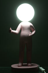 Tafellamp Duim Hars Roze - Tafellamp - J-Line - livinglovely.nl