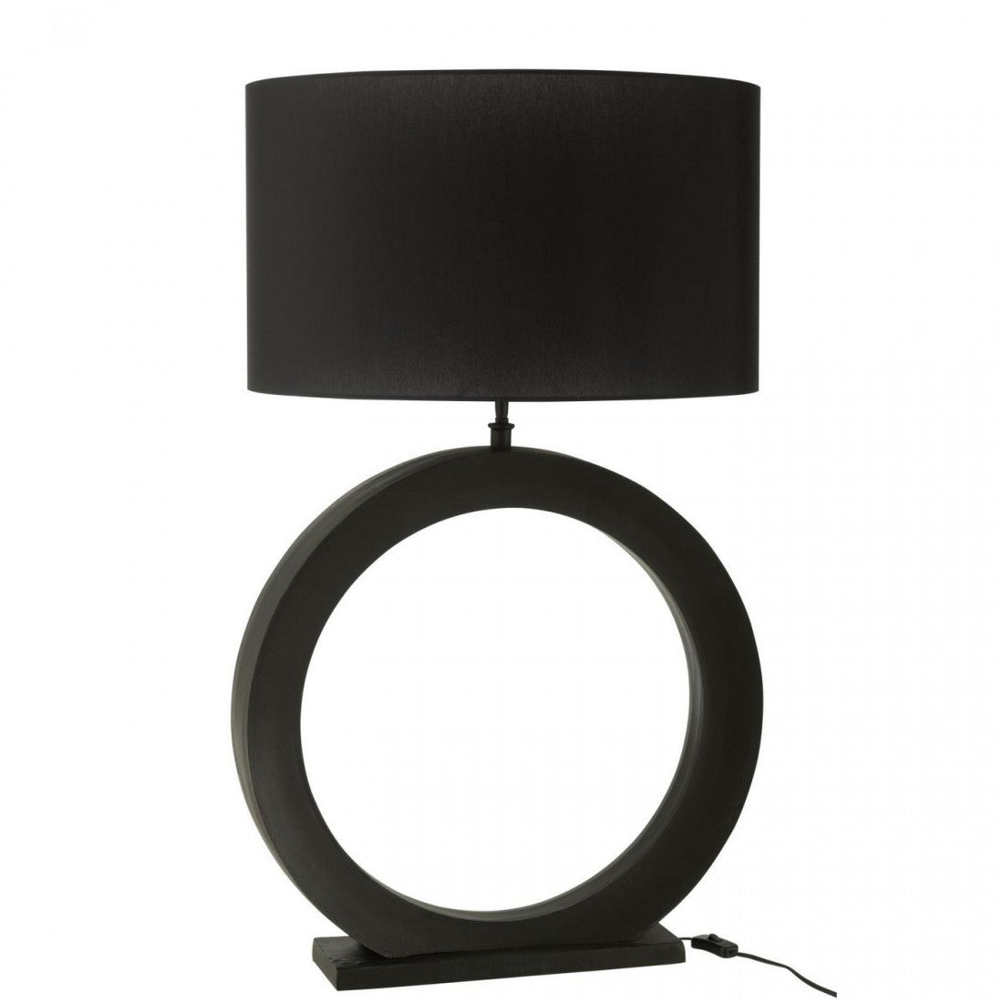 Tafellamp Lamp Rond Aluminium Zwart J-Line